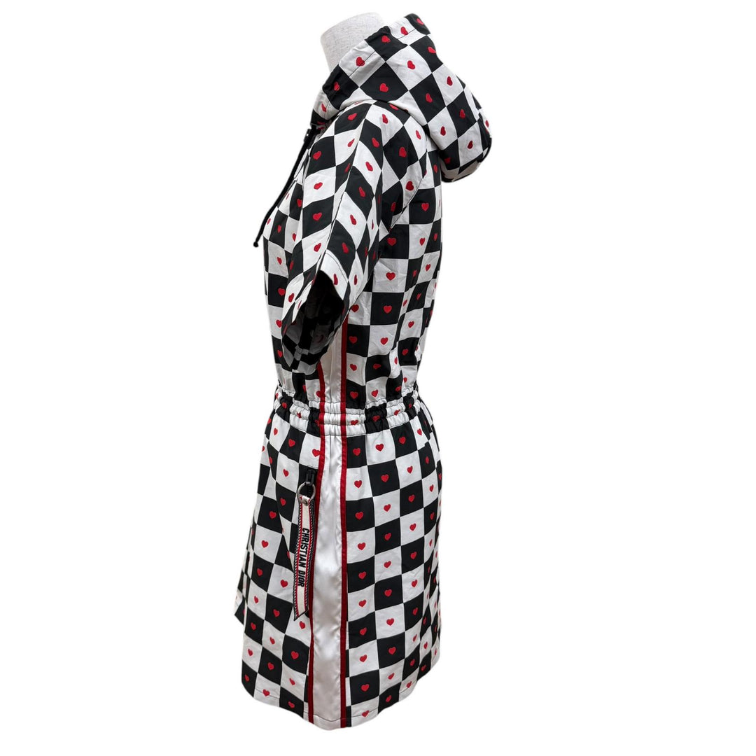 Pristine Christian Dior one piece D-CHESS HEART Heart lattice pattern 38