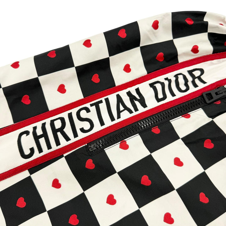 Pristine Christian Dior one piece D-CHESS HEART Heart lattice pattern 38