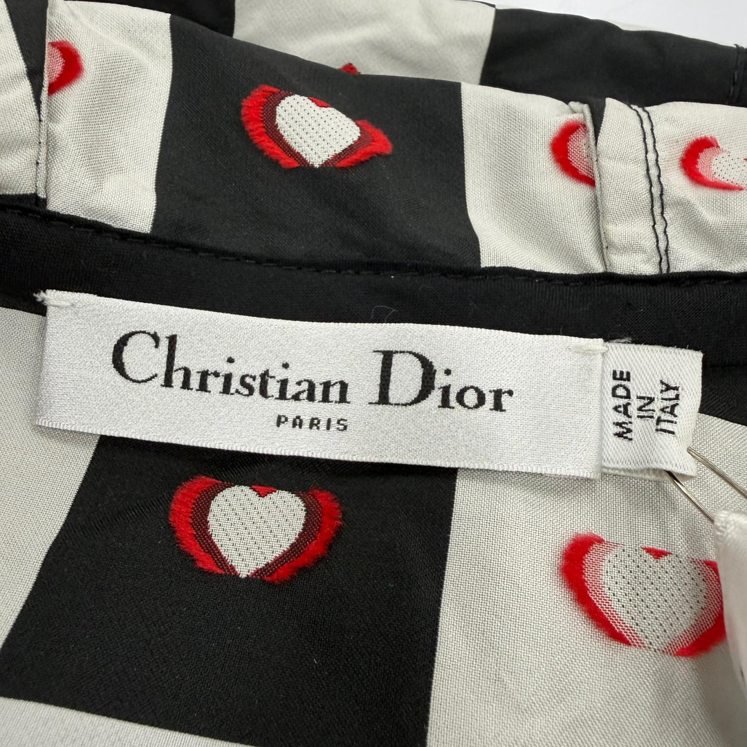 Pristine Christian Dior one piece D-CHESS HEART Heart lattice pattern 38