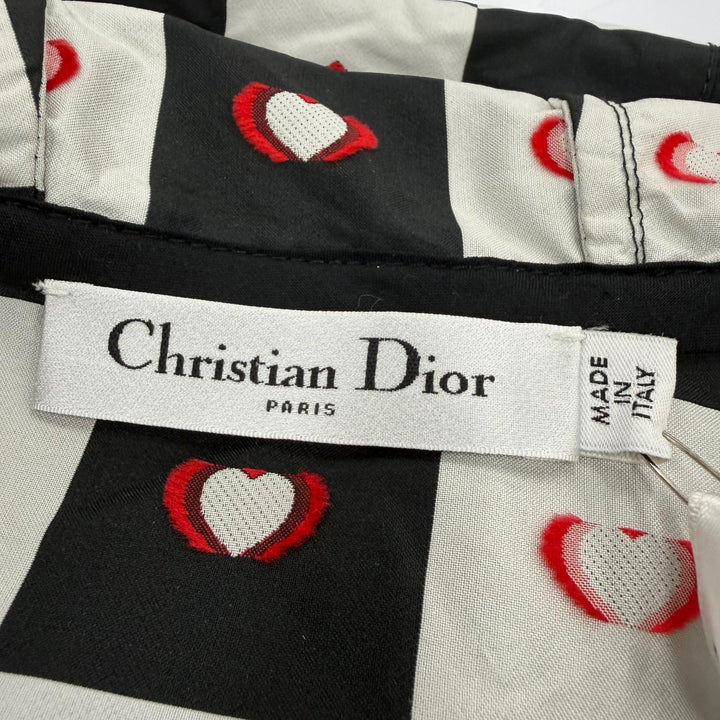 Pristine Christian Dior one piece D-CHESS HEART Heart lattice pattern 38