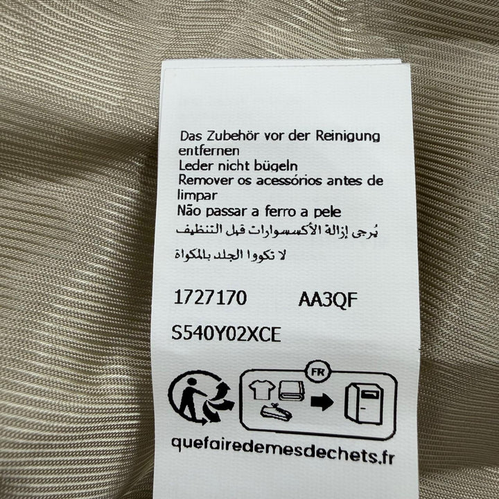 Excellent LOEWE coat Anagram Cotton Gabardine Belted Jacket beige 34 S540Y02XCE