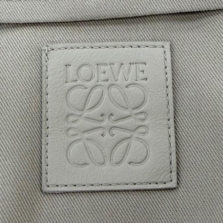 Excellent LOEWE coat Anagram Cotton Gabardine Belted Jacket beige 34 S540Y02XCE