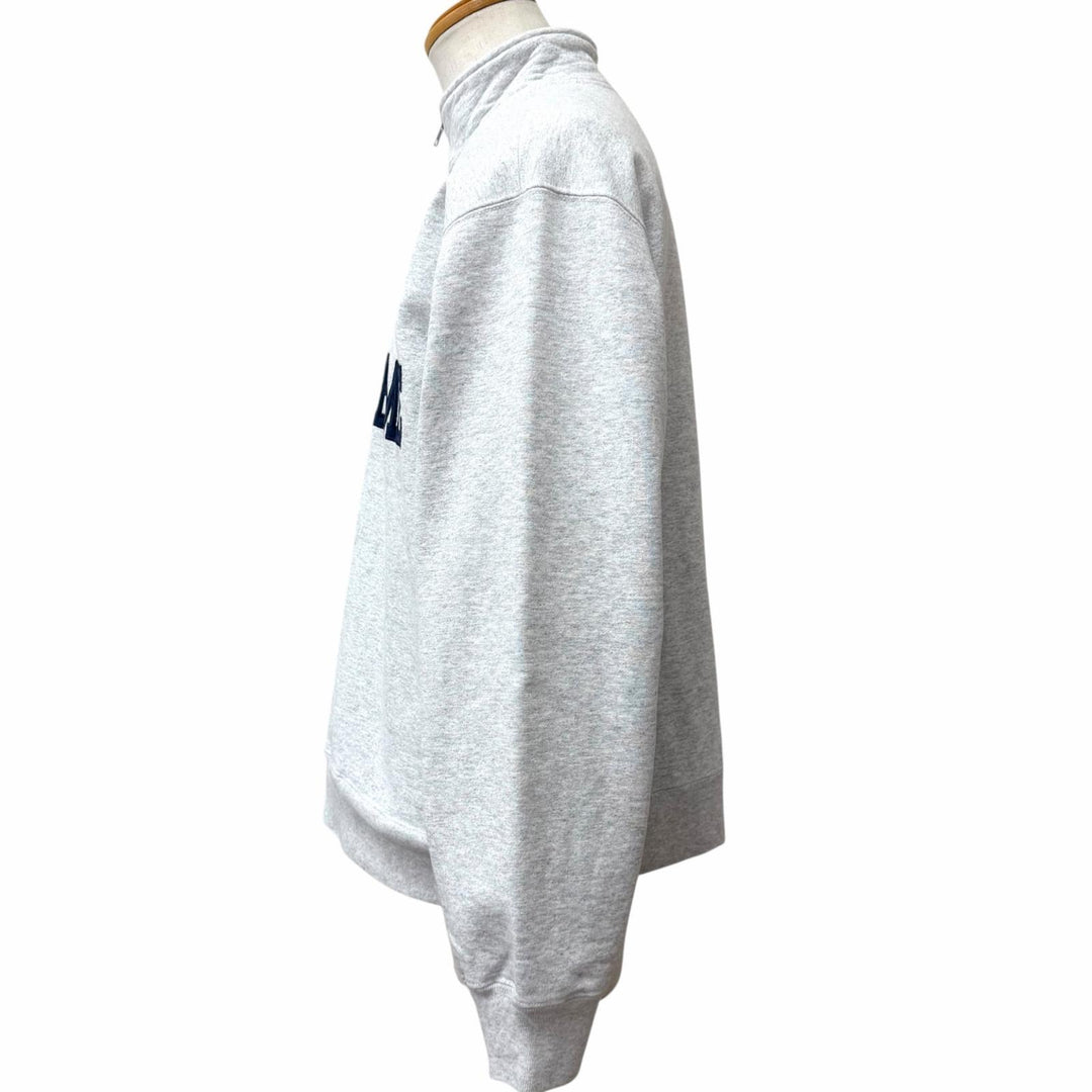 Discounted Great Supreme sweat Collegiate Half Zip Pullover Half zip Light gray