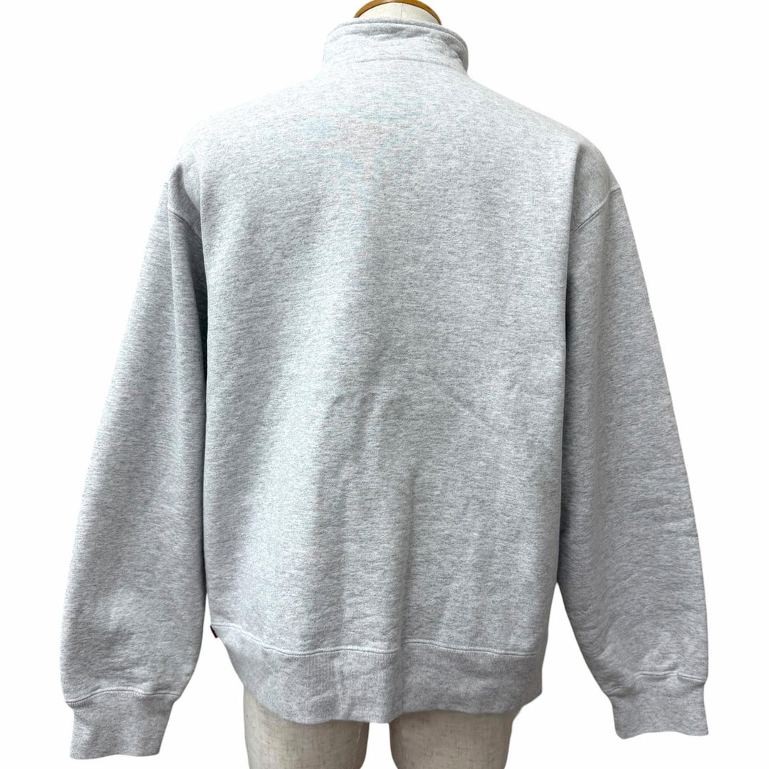 Discounted Great Supreme sweat Collegiate Half Zip Pullover Half zip Light gray