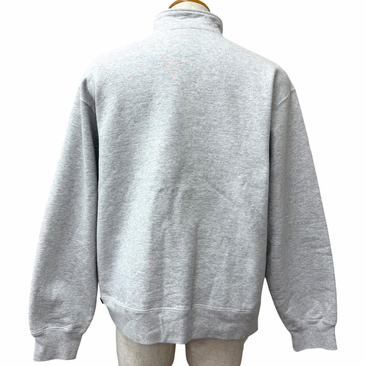 Discounted Great Supreme sweat Collegiate Half Zip Pullover Half zip Light gray