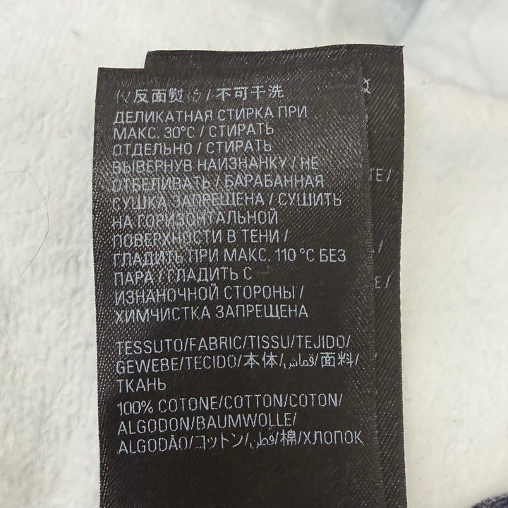 Excellent BALENCIAGA Denim pants Trompe l'oeil denim transfer print