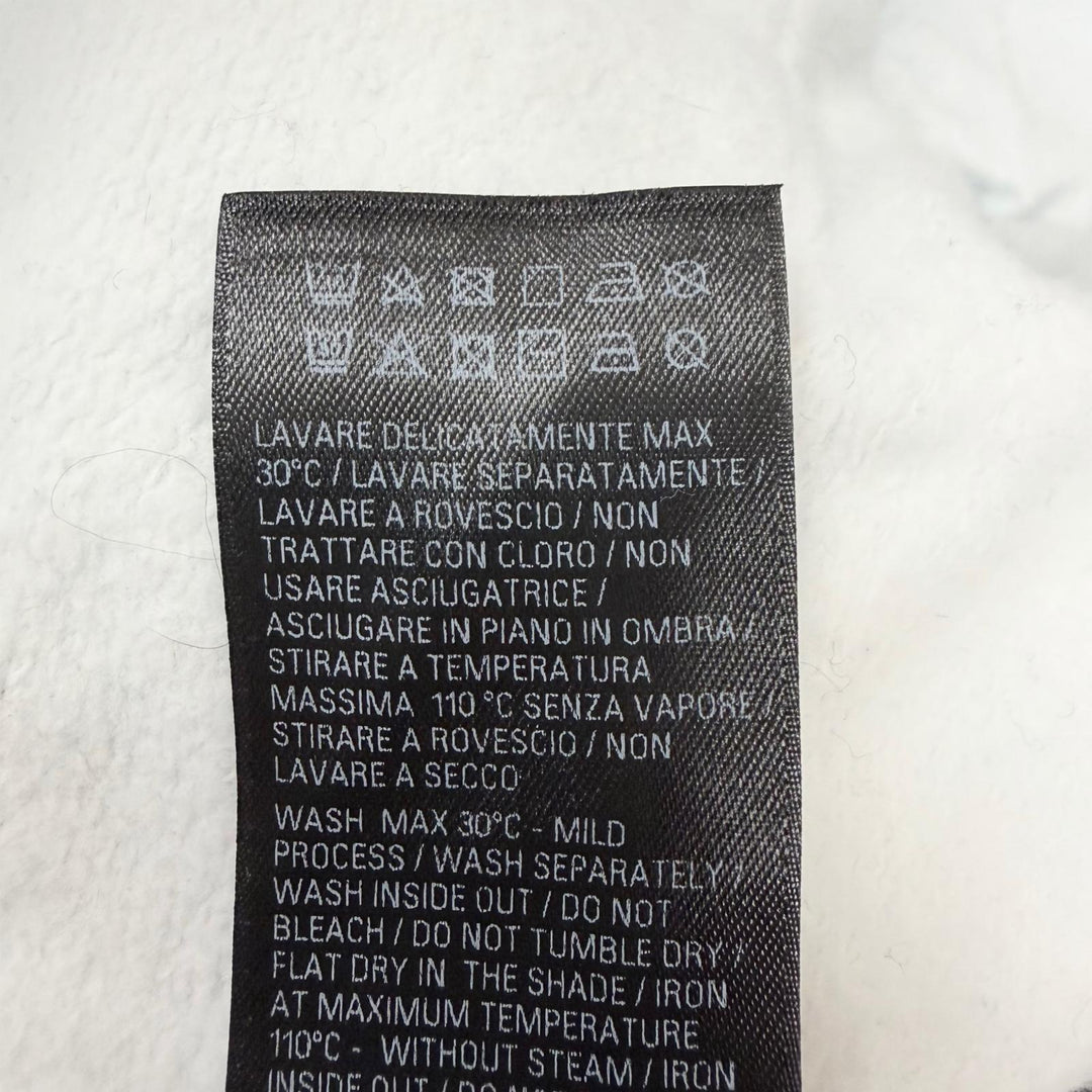 Excellent BALENCIAGA Denim pants Trompe l'oeil denim transfer print