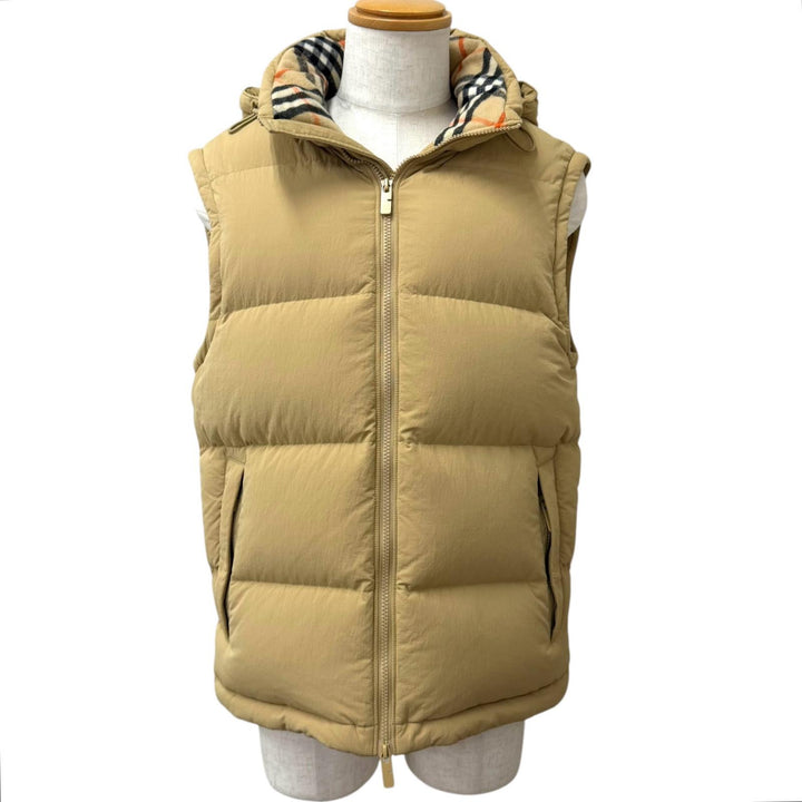 Great BURBERRY Down jacket Partially features Nova Check Pattern 2-way