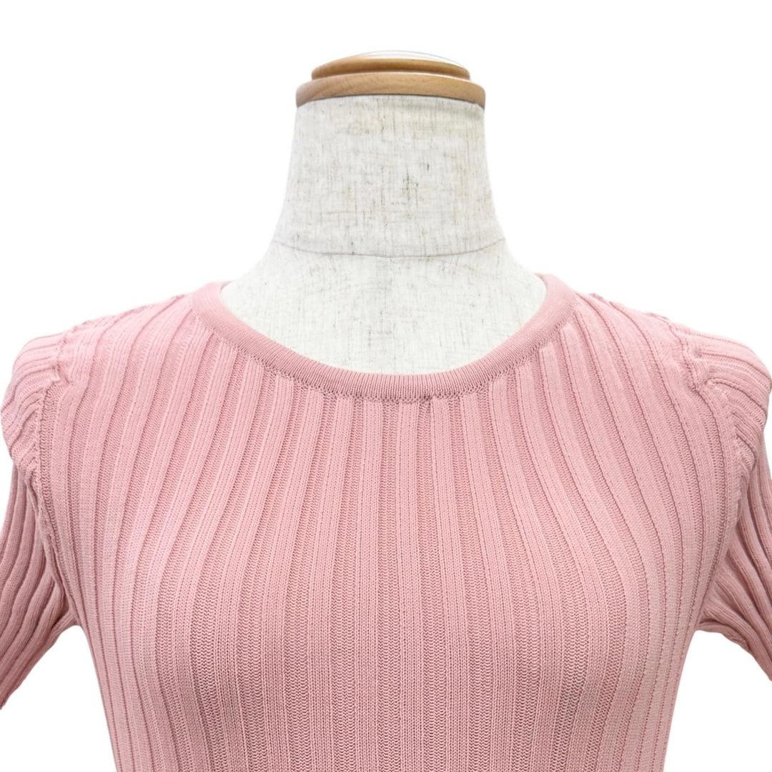 Excellent CFCL one piece Pottery dress, short-sleeved knit pink 1 CF005KH007SP