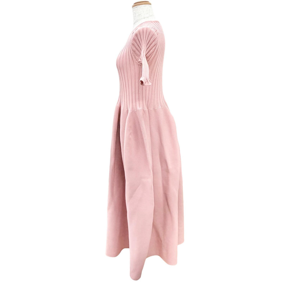 Excellent CFCL one piece Pottery dress, short-sleeved knit pink 1 CF005KH007SP