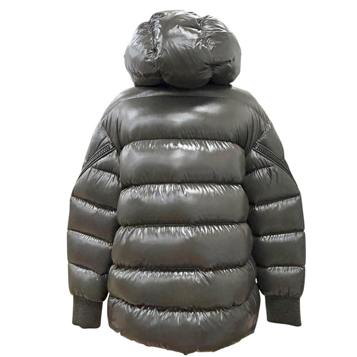Pristine MONCLER Down jacket LIRIOPE Logo patch khaki Women 1 D20934690905