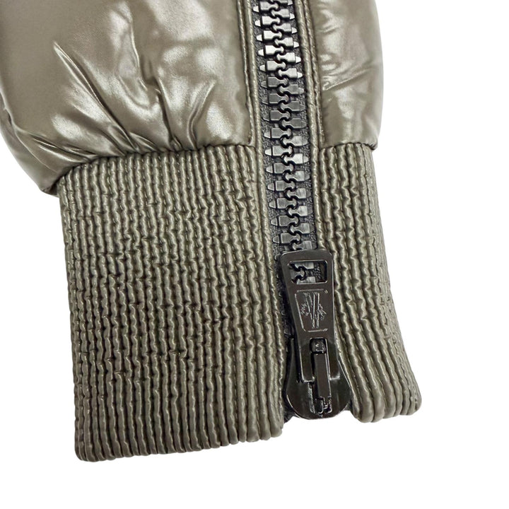 Pristine MONCLER Down jacket LIRIOPE Logo patch khaki Women 1 D20934690905