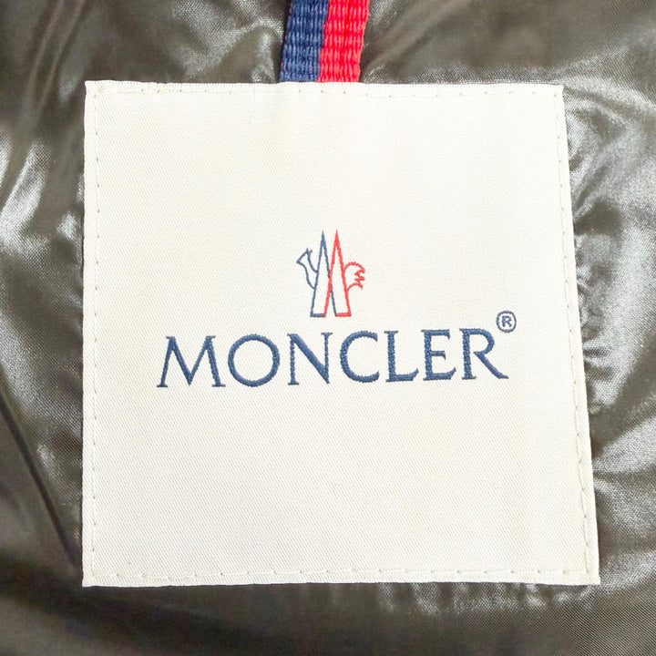 Pristine MONCLER Down jacket LIRIOPE Logo patch khaki Women 1 D20934690905