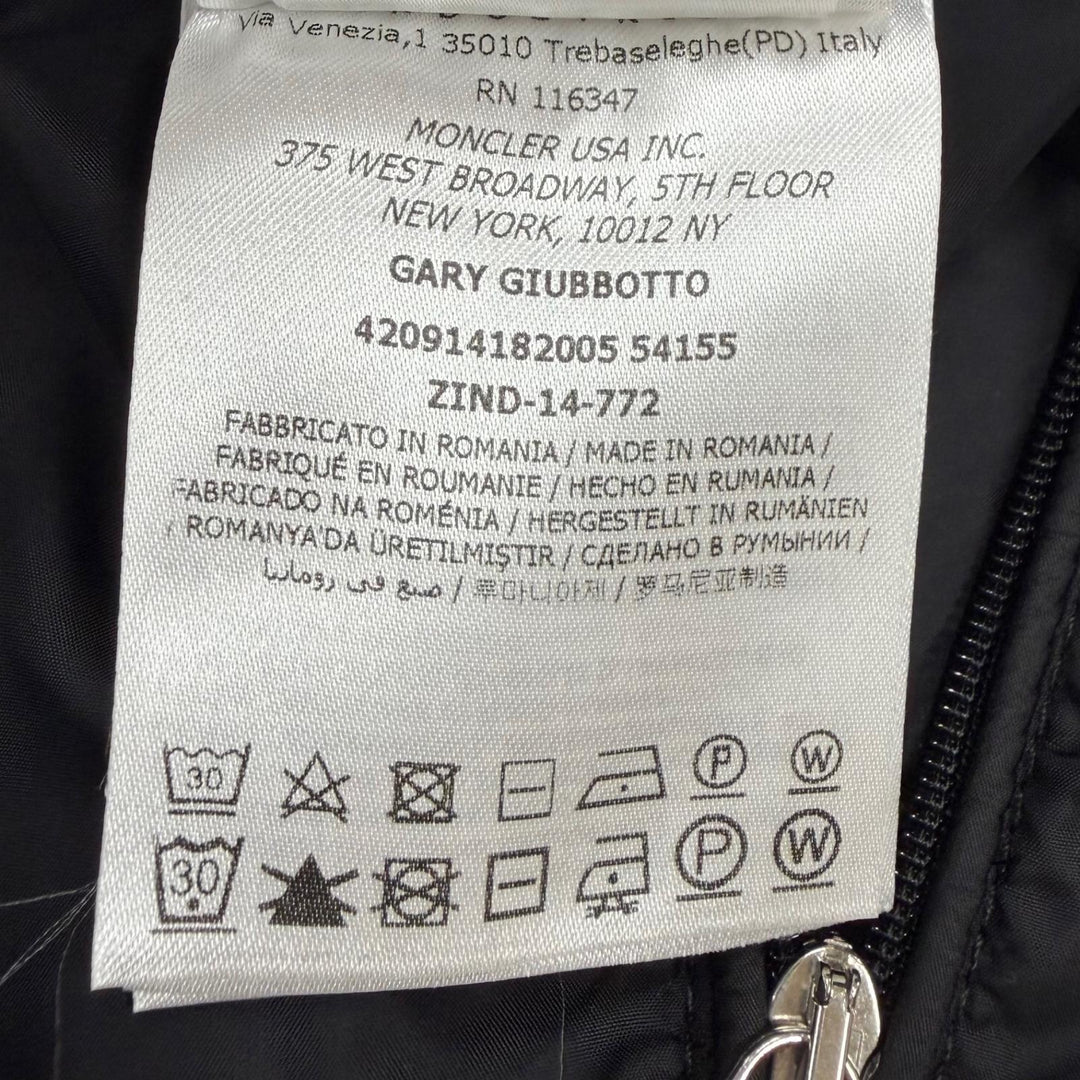 Great MONCLER Down jacket GARY black Nylon mens 0 420914182005