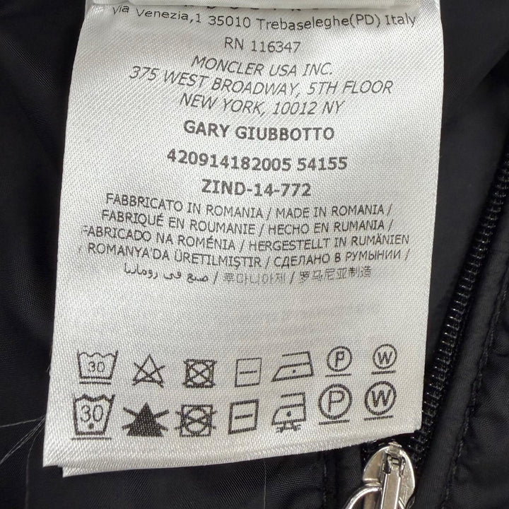Great MONCLER Down jacket GARY black Nylon mens 0 420914182005