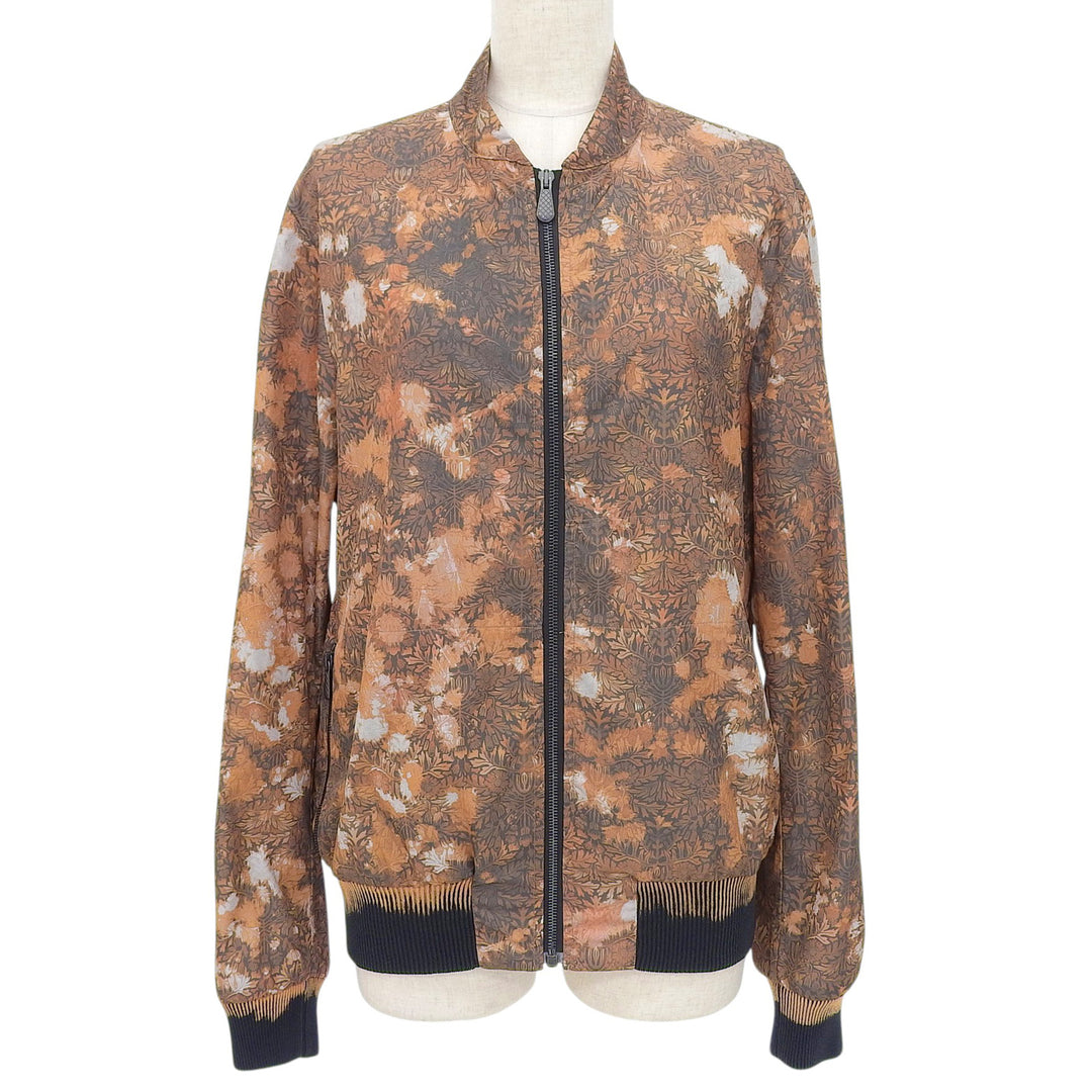 Great BOTTEGAVENETA Blouson All-over print bomber jacket, zip-up. 44 365741