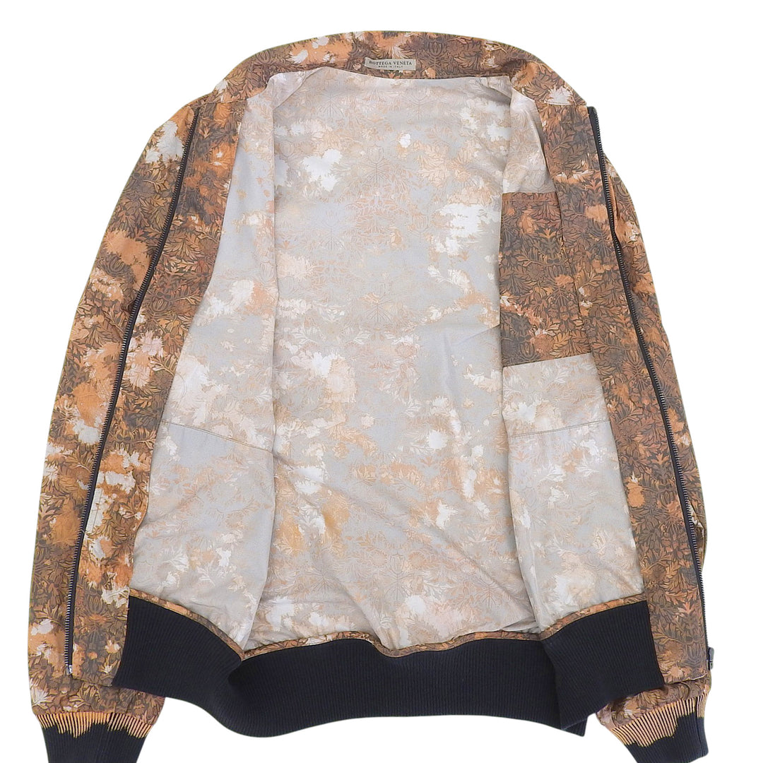 Great BOTTEGAVENETA Blouson All-over print bomber jacket, zip-up. 44 365741