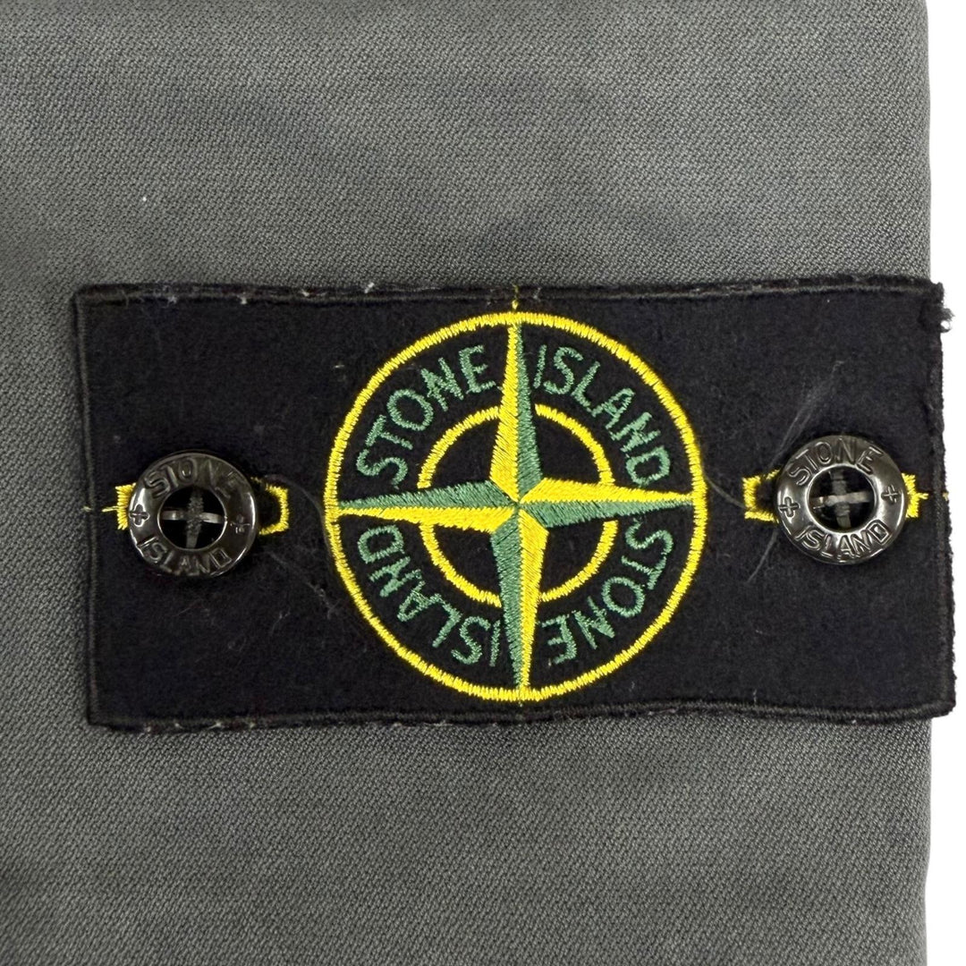 Great STONE ISLAND Pants Fade-finished cargo gray cotton mens 38 7615313L1