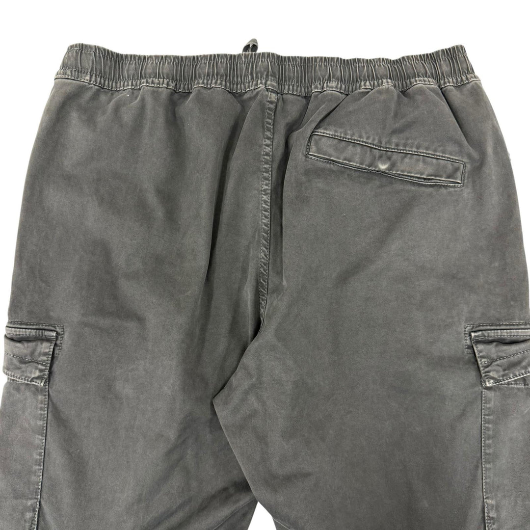 Great STONE ISLAND Pants Fade-finished cargo gray cotton mens 38 7615313L1