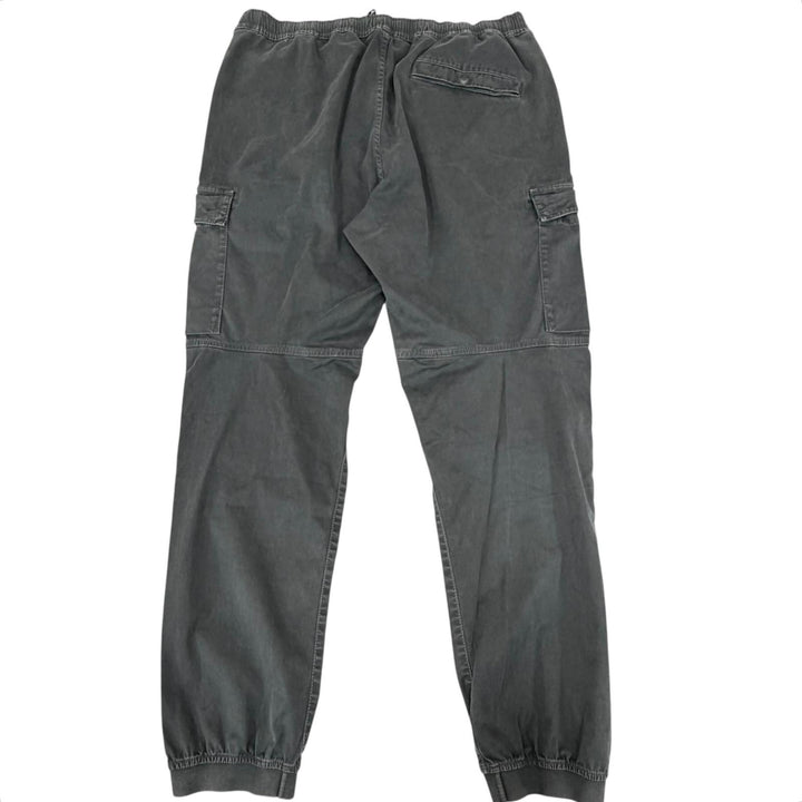Great STONE ISLAND Pants Fade-finished cargo gray cotton mens 38 7615313L1