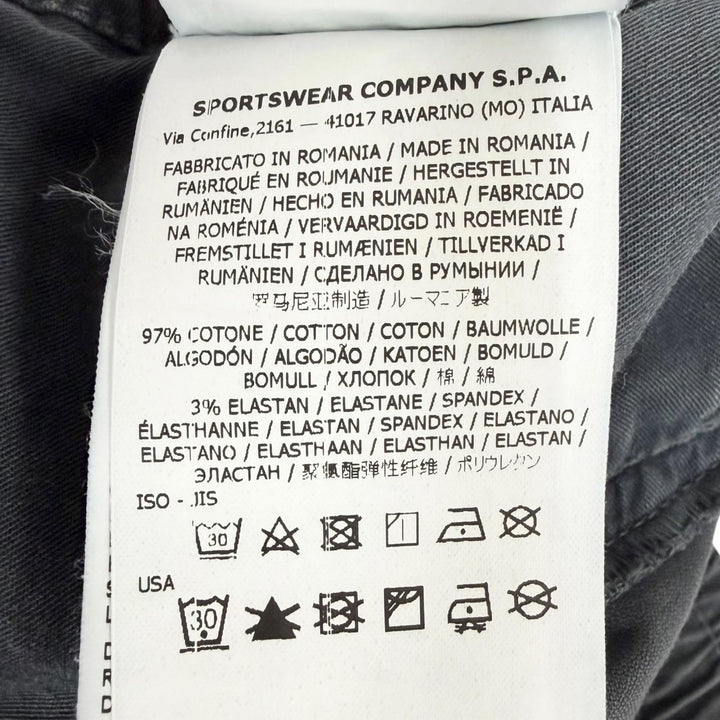 Great STONE ISLAND Pants Fade-finished cargo gray cotton mens 38 7615313L1