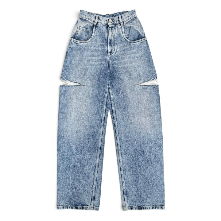 Excellent Maison Margiela 1 Denim pants Slash detail, cut-off, 38 S51LA0051