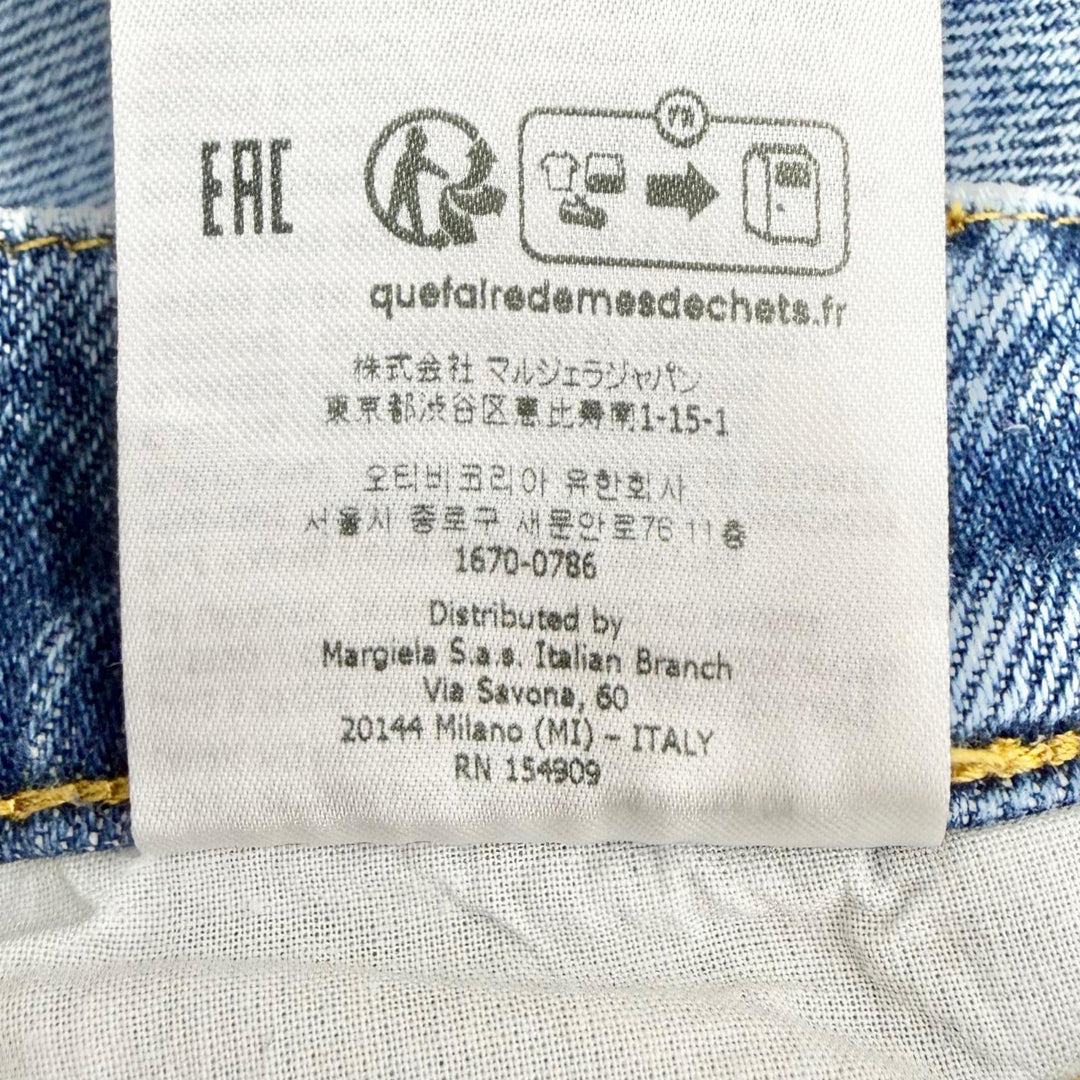 Excellent Maison Margiela 1 Denim pants Slash detail, cut-off, 38 S51LA0051