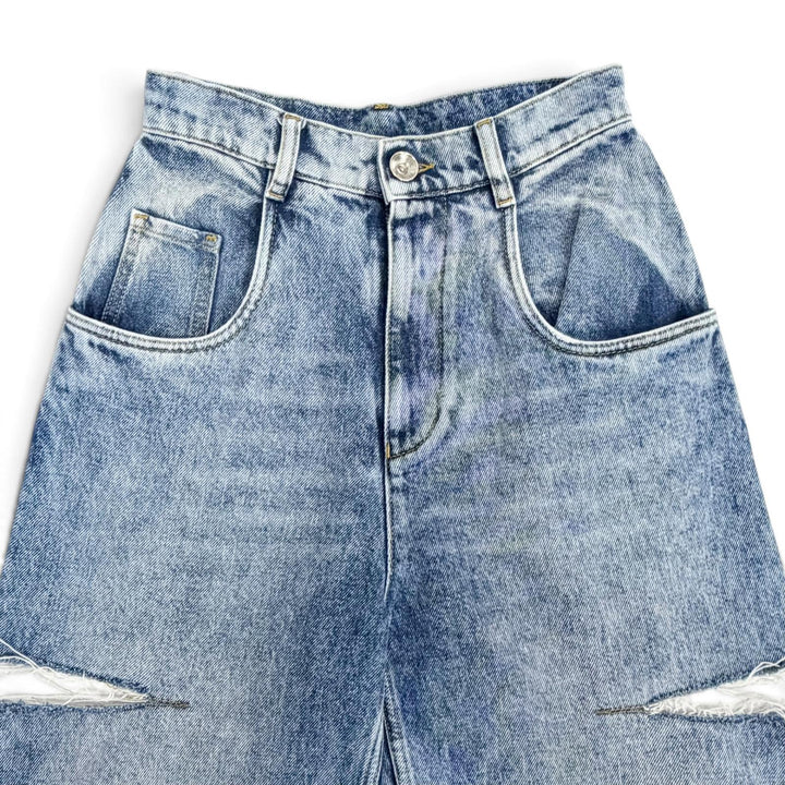 Excellent Maison Margiela 1 Denim pants Slash detail, cut-off, 38 S51LA0051