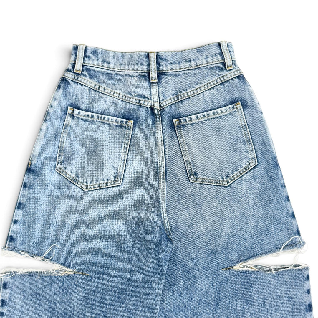Excellent Maison Margiela 1 Denim pants Slash detail, cut-off, 38 S51LA0051