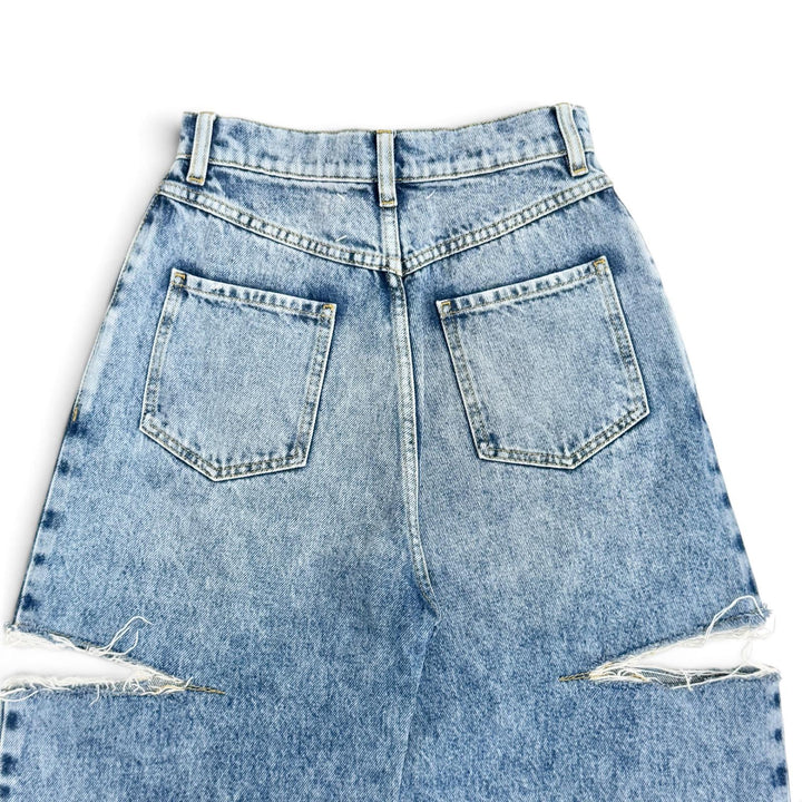 Excellent Maison Margiela 1 Denim pants Slash detail, cut-off, 38 S51LA0051