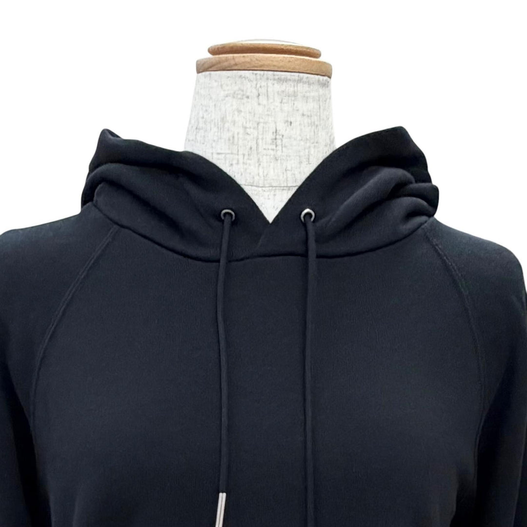 Excellent CELINE hoodie Invitation Back Logo Hoodie black cotton S 2Y005632E