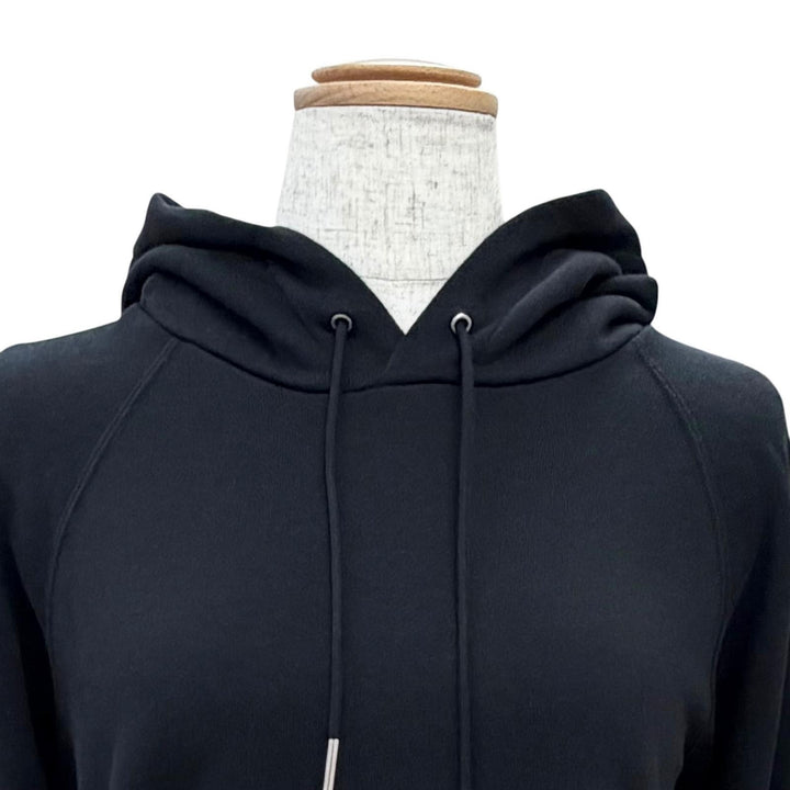 Excellent CELINE hoodie Invitation Back Logo Hoodie black cotton S 2Y005632E