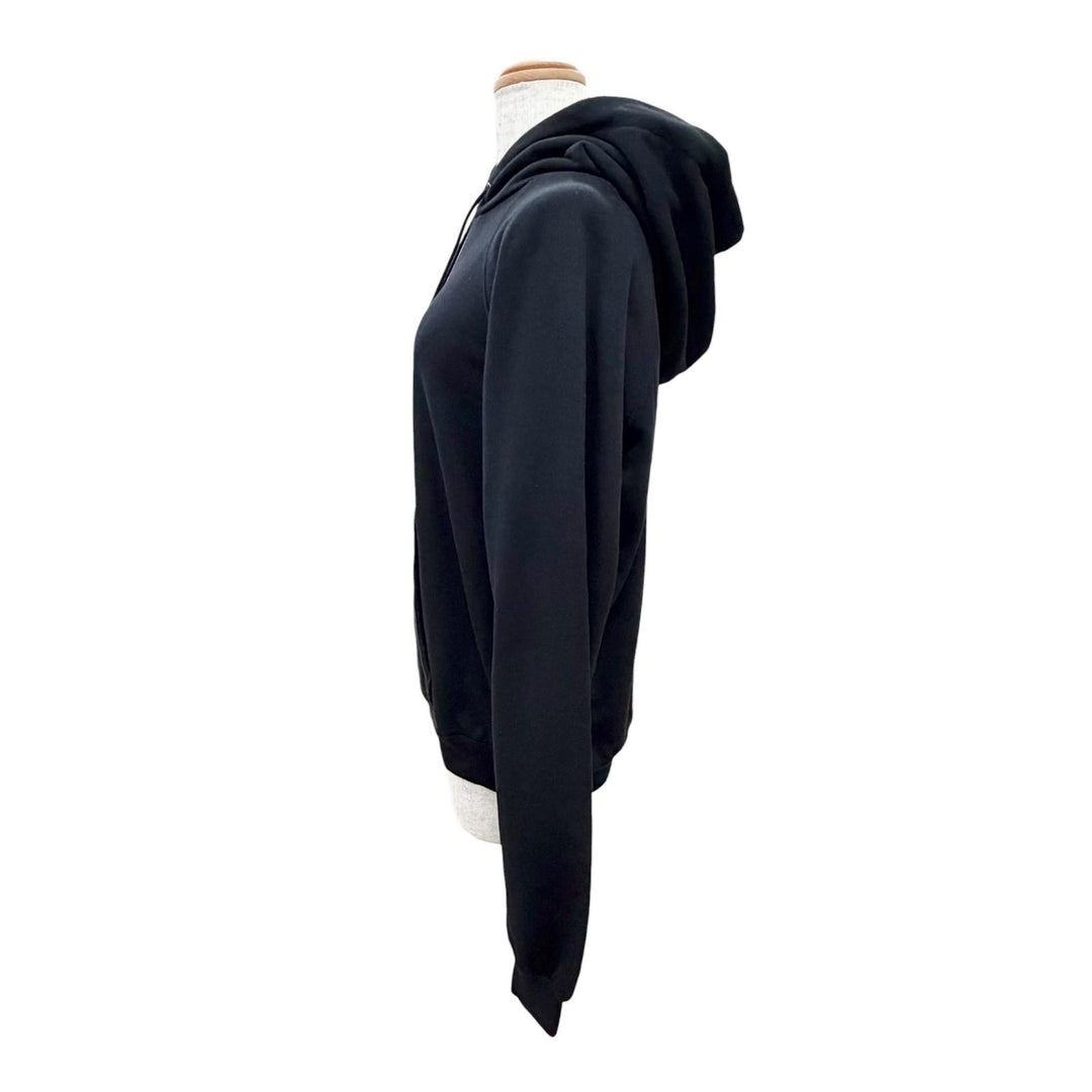 Excellent CELINE hoodie Invitation Back Logo Hoodie black cotton S 2Y005632E