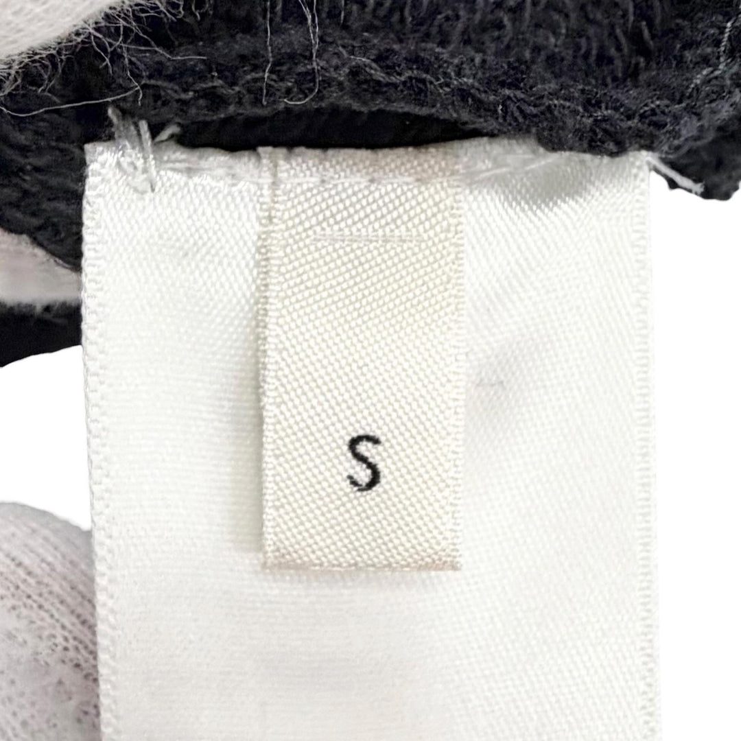 Excellent CELINE hoodie Invitation Back Logo Hoodie black cotton S 2Y005632E