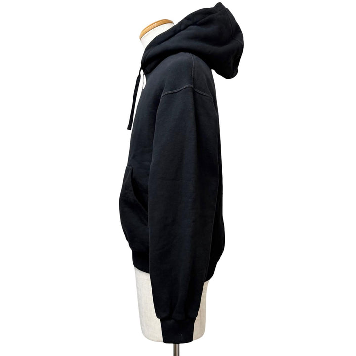 Great GUCCI hoodie Interlocking G logo print sweatshirt black cotton