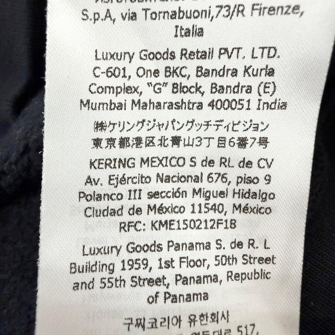 Great GUCCI hoodie Interlocking G logo print sweatshirt black cotton