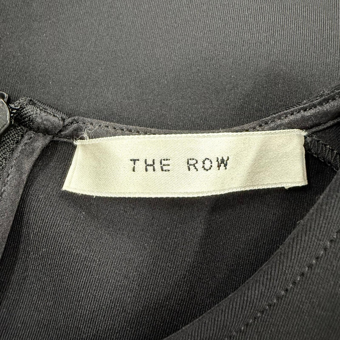 Excellent THE ROW tops Back-zip sleeveless T-shirt black Women XS 5011-K106