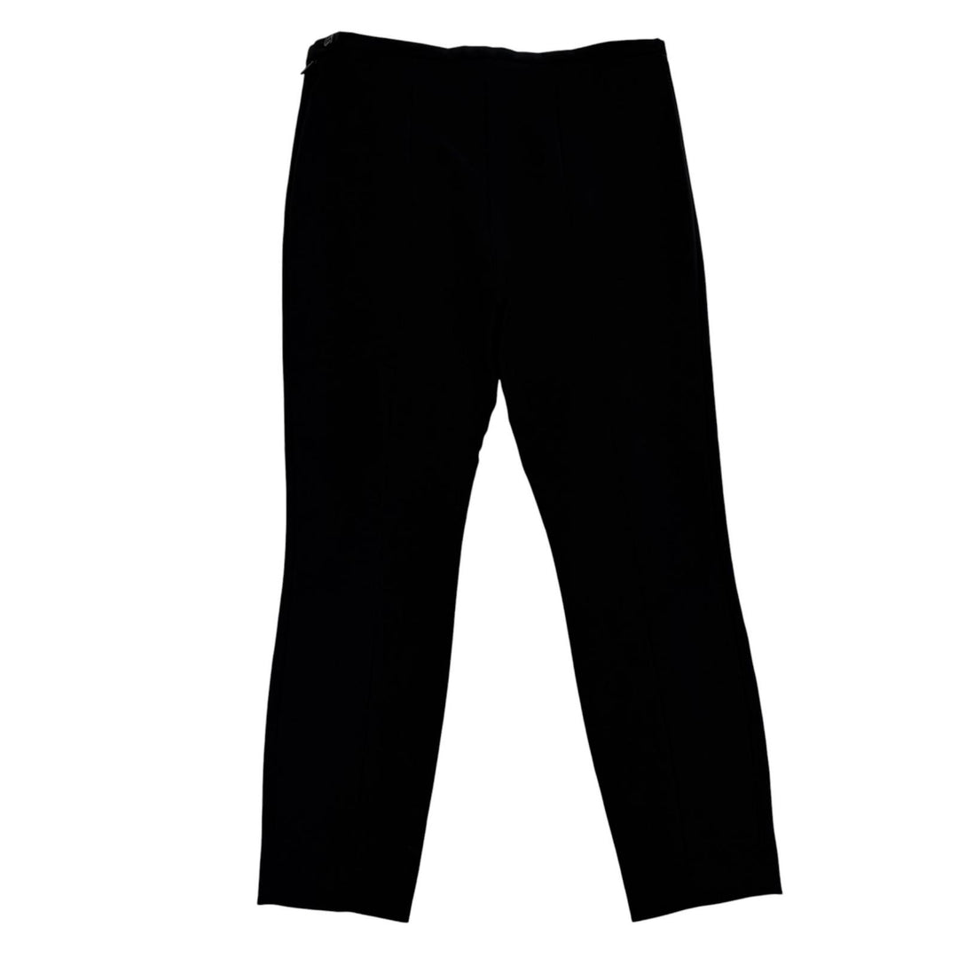 Excellent THE ROW Pants Logo button bottoms black Rayon Women 8 139150