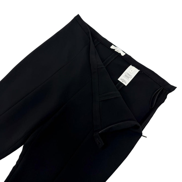 Excellent THE ROW Pants Logo button bottoms black Rayon Women 8 139150