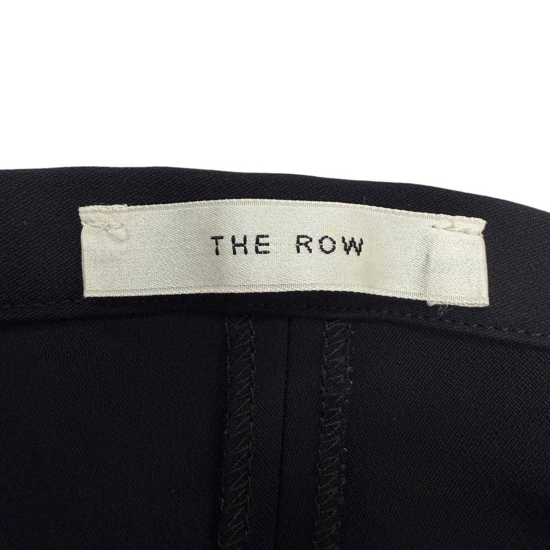 Excellent THE ROW Pants Logo button bottoms black Rayon Women 8 139150