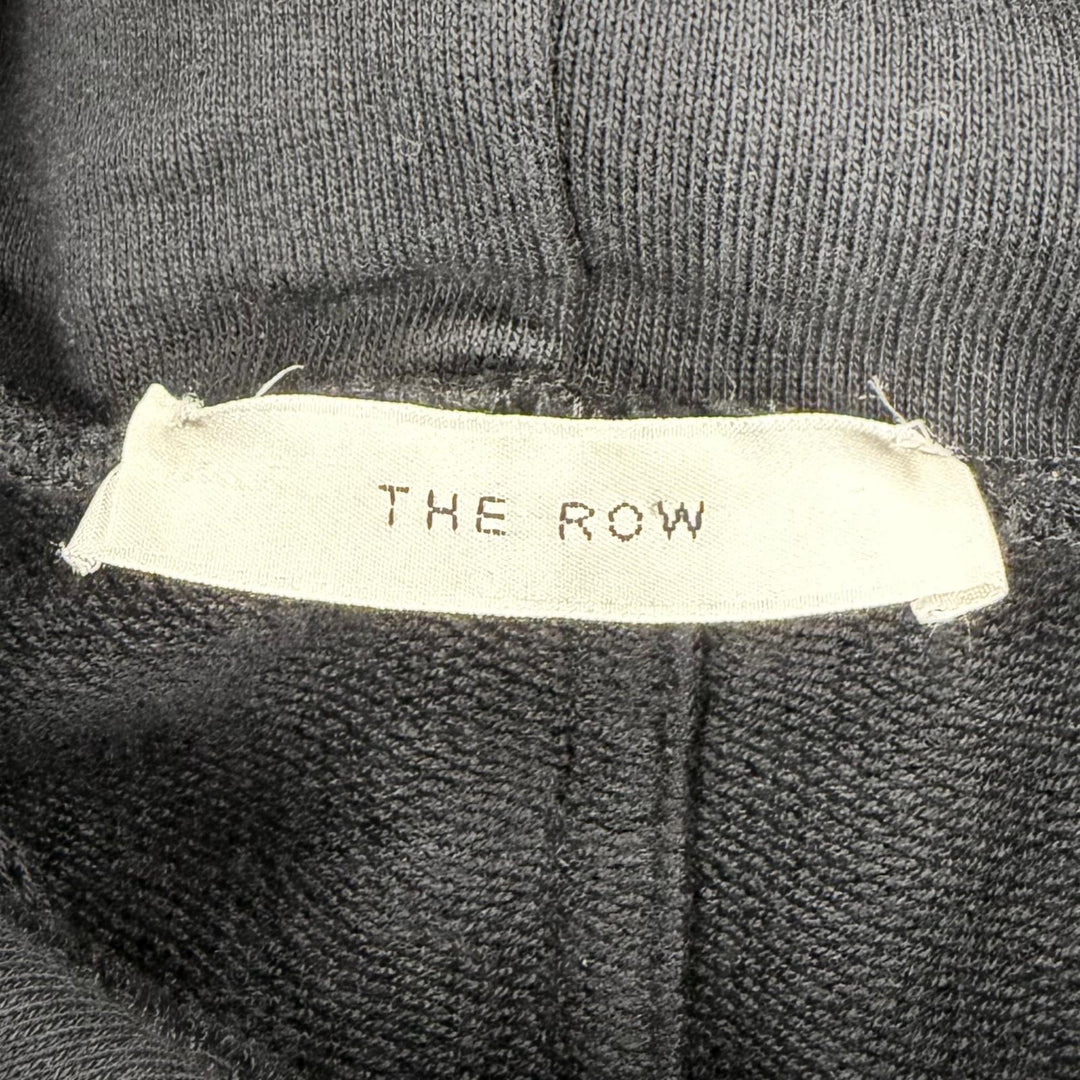 Great THE ROW hoodie ESSONI TOP Hooded Oversized black cotton Women S 386-K290