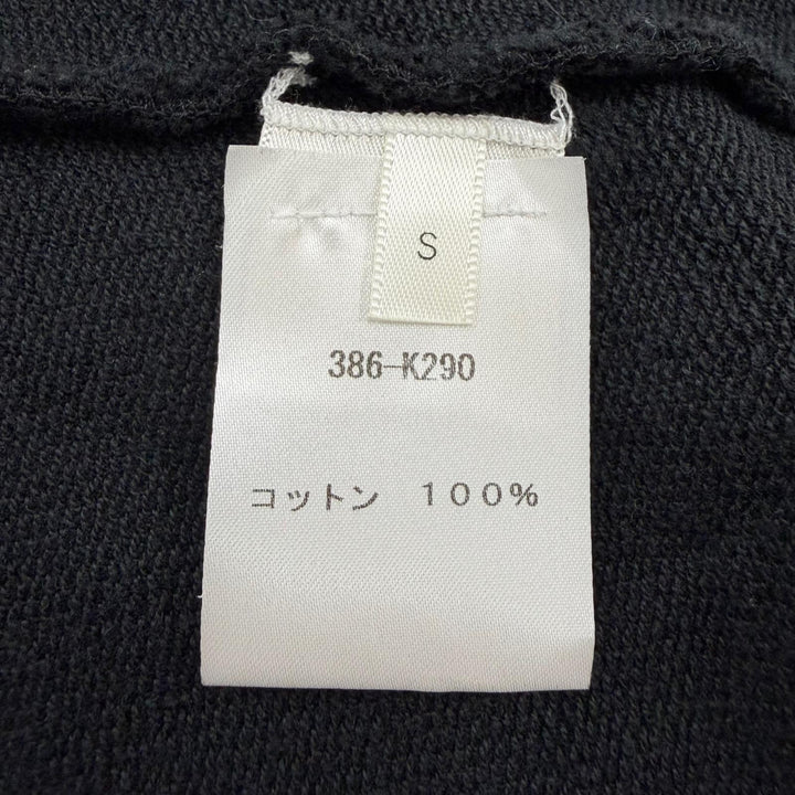 Great THE ROW hoodie ESSONI TOP Hooded Oversized black cotton Women S 386-K290