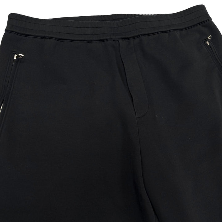 Great HERMES Pants Serie button black cotton mens 44 32-5422