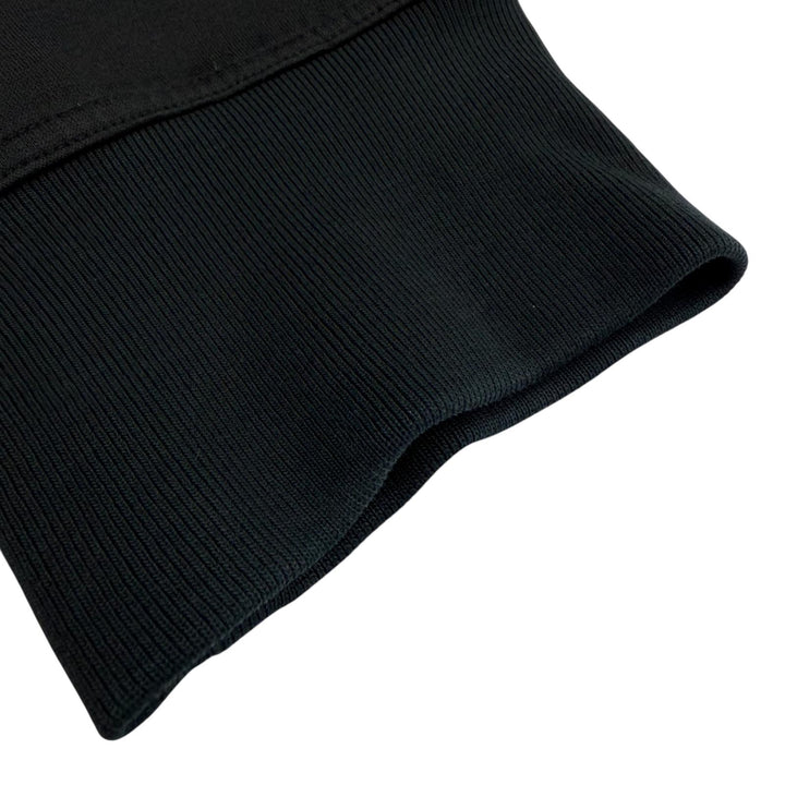Great HERMES Pants Serie button black cotton mens 44 32-5422