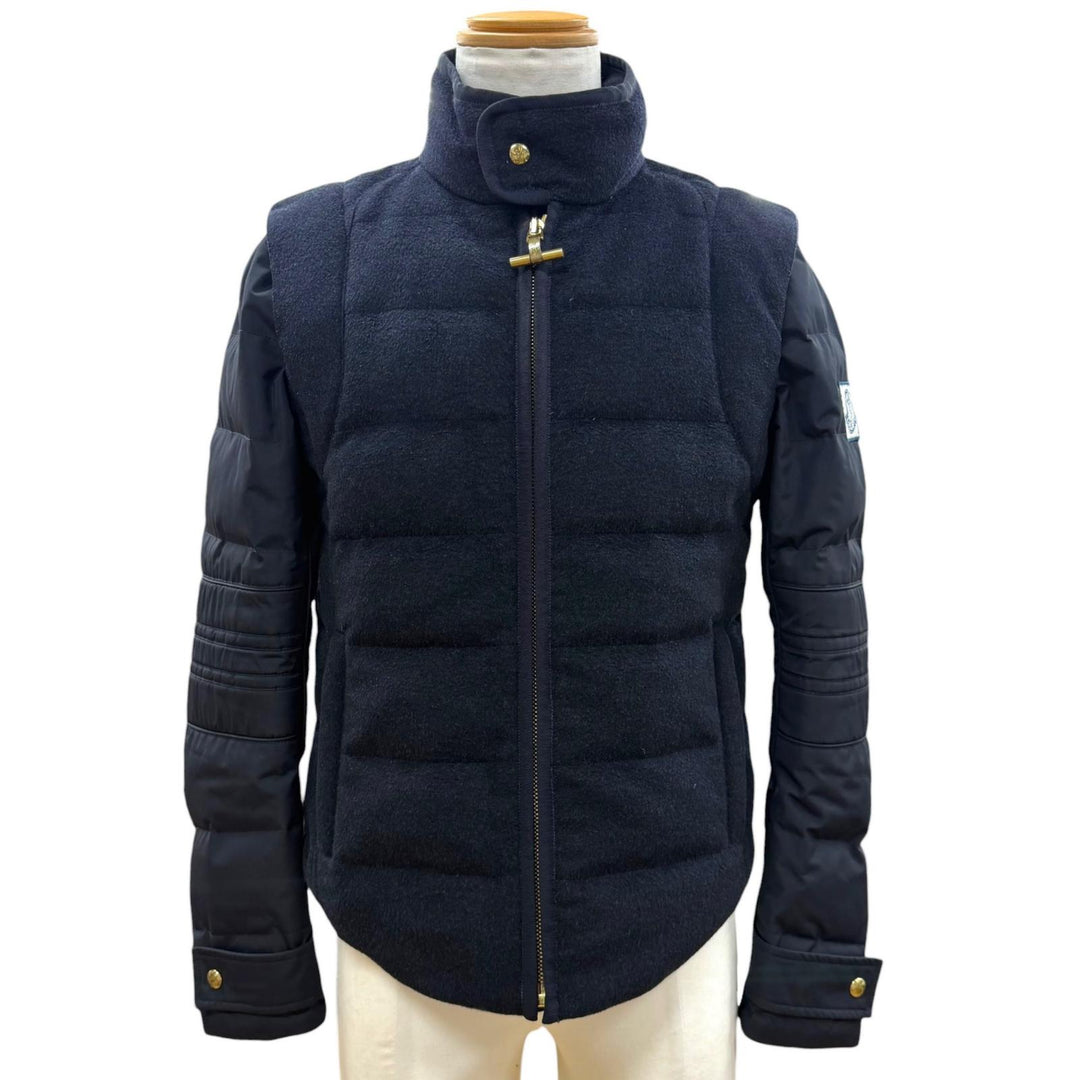 Very Good MONCLER GAMME BLEU Down jacket black wool mens 0 23914032480