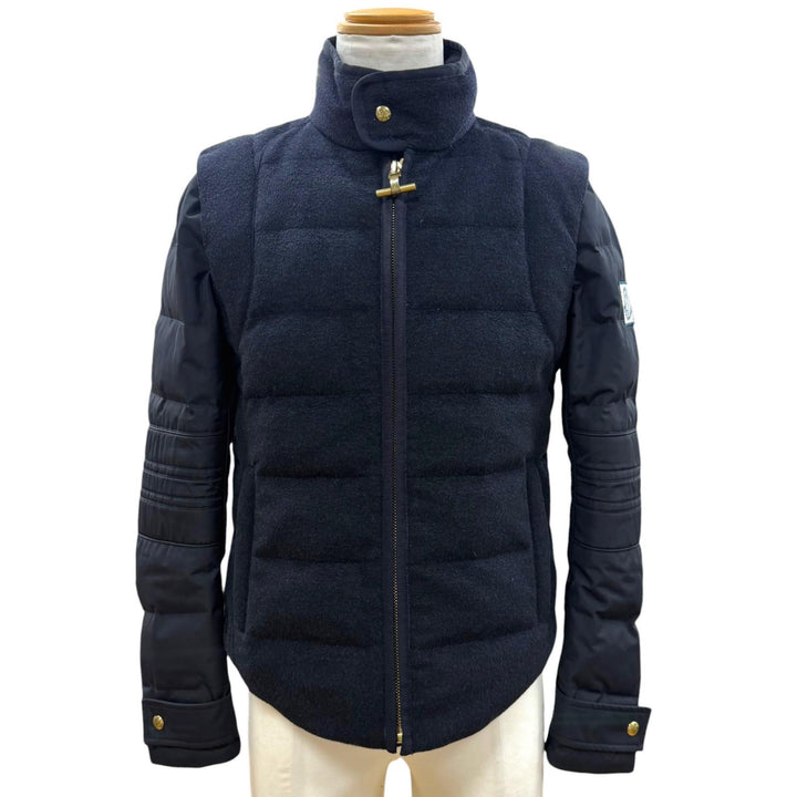 Very Good MONCLER GAMME BLEU Down jacket black wool mens 0 23914032480