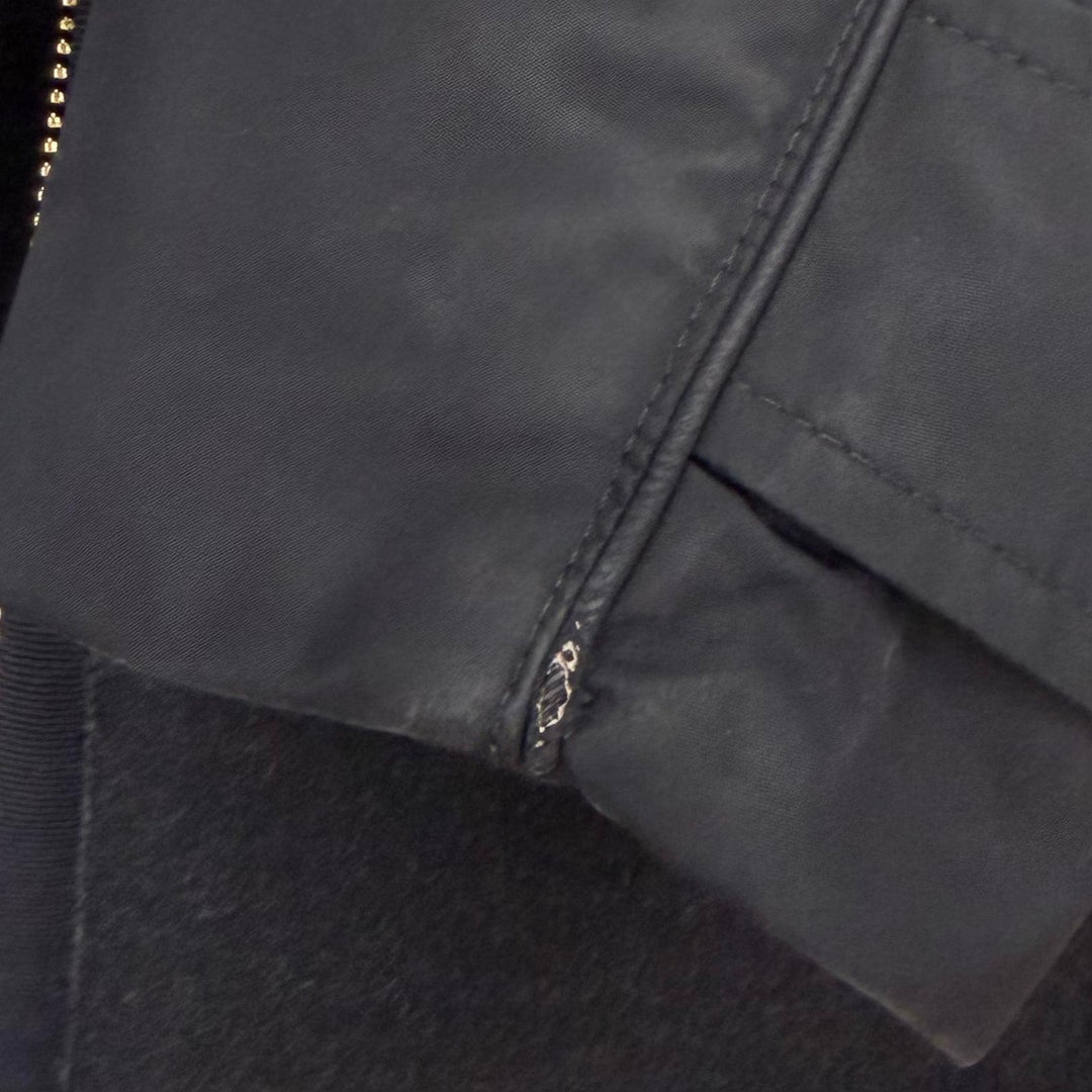 Very Good MONCLER GAMME BLEU Down jacket black wool mens 0 23914032480