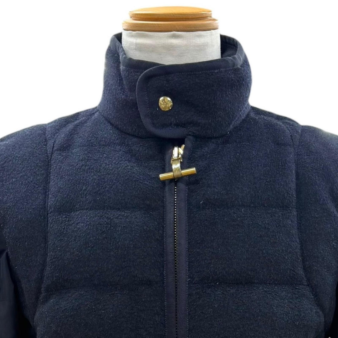 Very Good MONCLER GAMME BLEU Down jacket black wool mens 0 23914032480