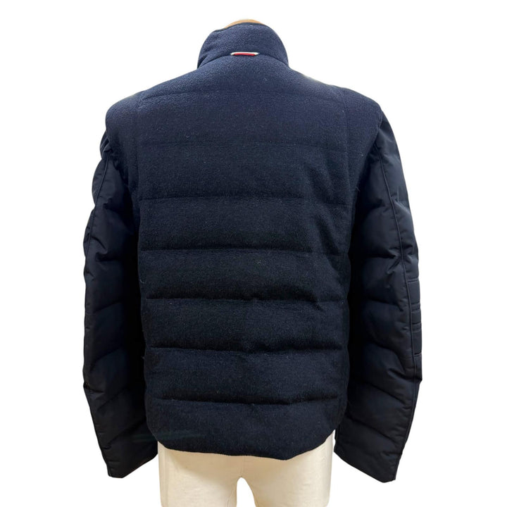Very Good MONCLER GAMME BLEU Down jacket black wool mens 0 23914032480
