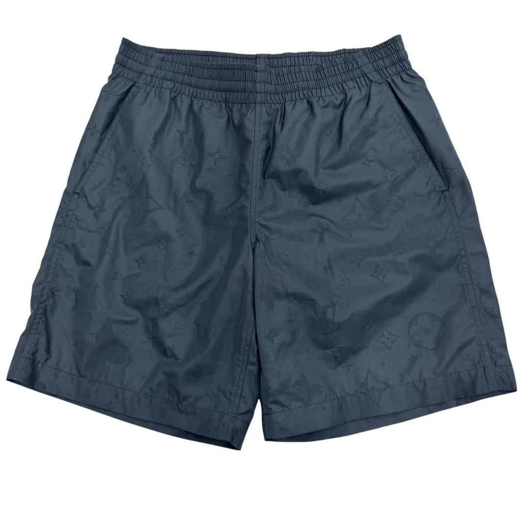 Excellent LOUIS VUITTON Shorts Signature Swimboard Shorts Navy XS 1A7Y0M